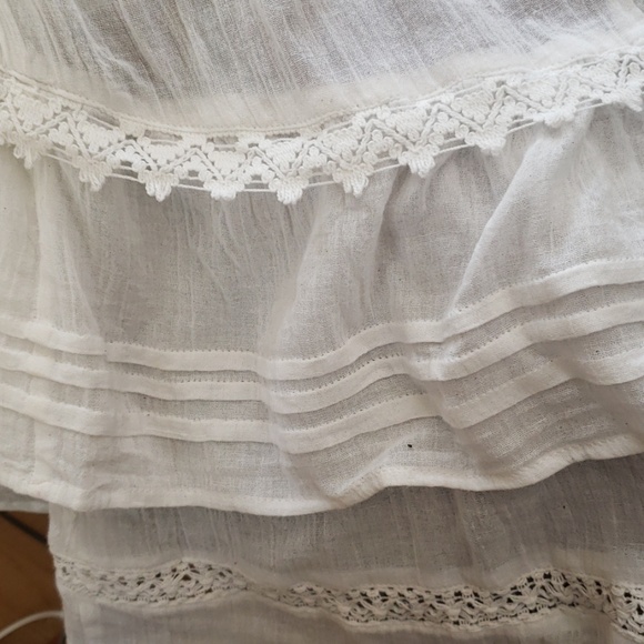 Beautiful sheer white high low dress - Picture 6 of 6